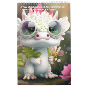 A Year of Delightful and Adorable Dragons Calendar