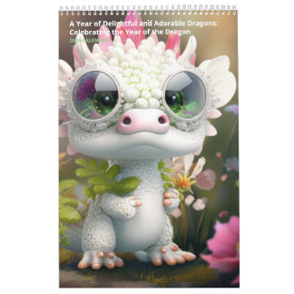 A Year of Delightful and Adorable Dragons Calendar