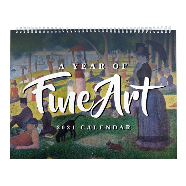 A Year of Fine Art | 2021 Calendar (Cover)