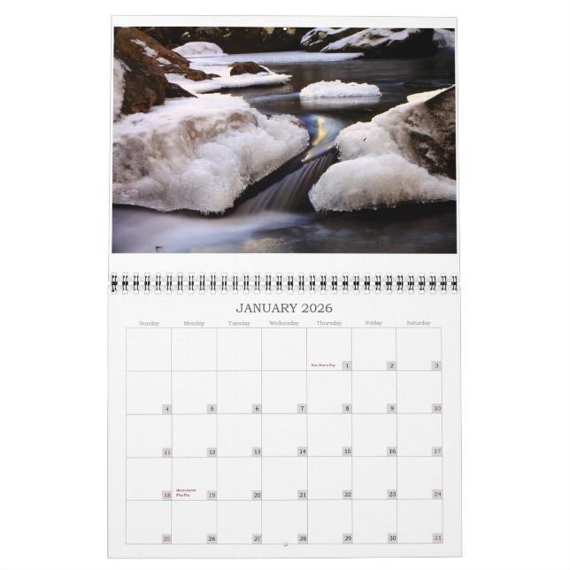 A year of images from North Carolina Calendar (Jan 2026)