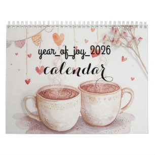 A Year of Joy 2026 Printable Calendar 