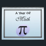 A Year of Math Calendar<br><div class="desc">All calendars are roughly the same: twelve pages of 1-2-3-4-5-... It's the same thing calendar manufacturers have been doing for years, and it's boring! Enter "A Year of Math", where every month features a different numbering system: January: Standard Gregorian Counting February: Roman Numerals March: Digits of Pi April: Squares May:...</div>