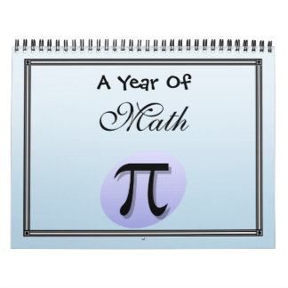 A Year of Math Calendar