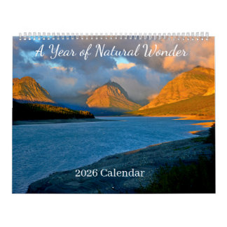 A Year of Natural Wonder 2026 Calendar