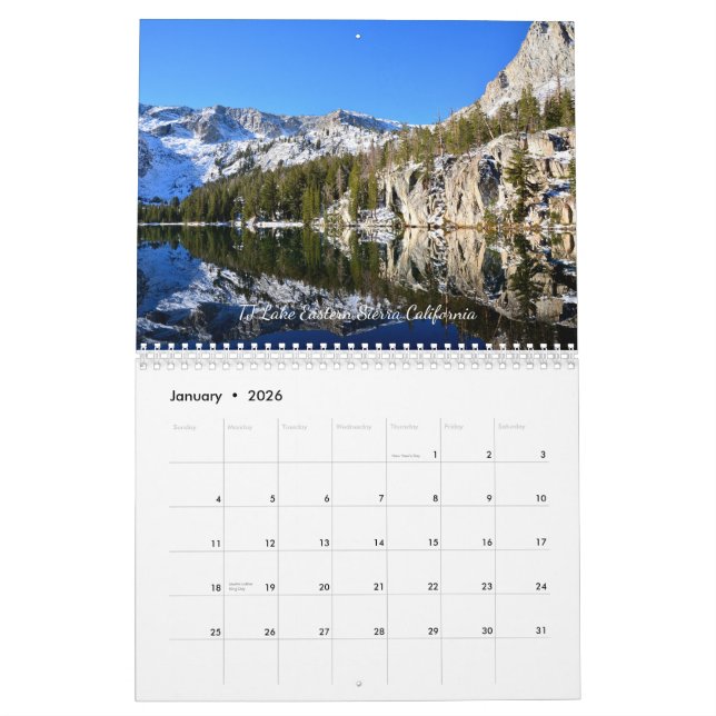 A Year of Natural Wonder  Calendar (Jan 2026)