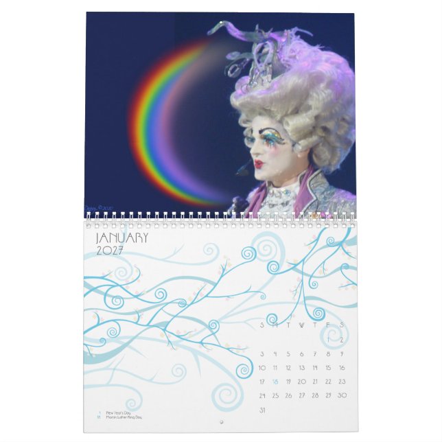 A Year of Nonsense! Calendar (Jan 2027)