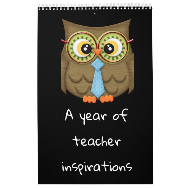 A year of teacher inspirations calendar (Cover)
