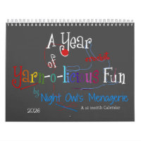A Year of Yarn-o-licious Crochet Fun Calendar