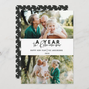 A year to remember modern minimal multi photo