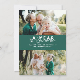 A year to remember modern minimal multi photo