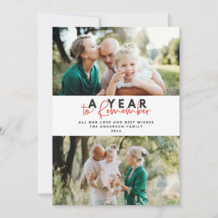 A year to remember modern minimal multi photo