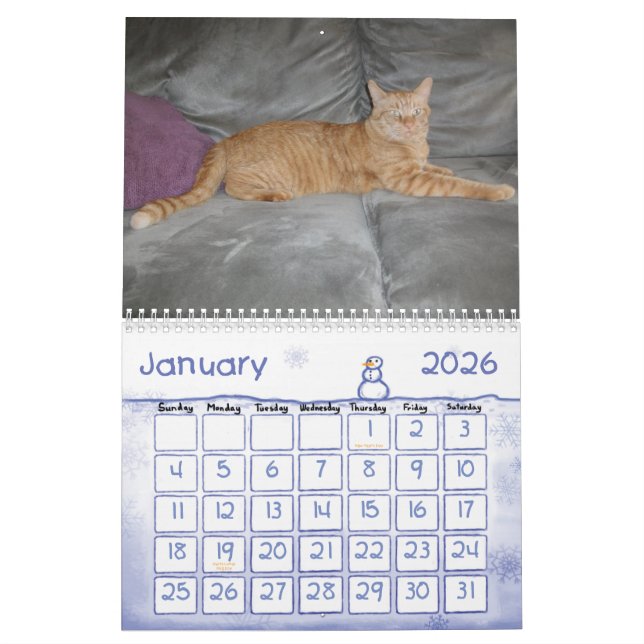 A Year With Pokey Calendar (Jan 2026)