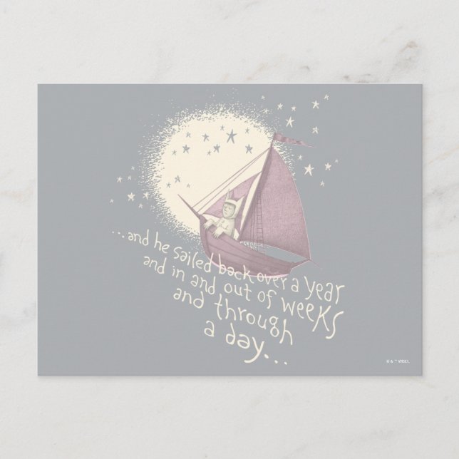 A Yearlong Voyage with Max Postcard (Front)