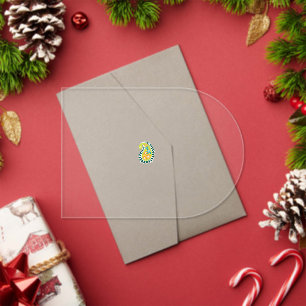 a yellow and green paisley with leaves and flowers acrylic invitations