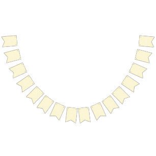 a yellow and white background with small circles bunting