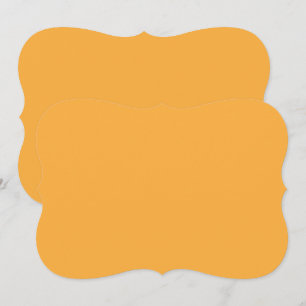 a yellow background with a black border card