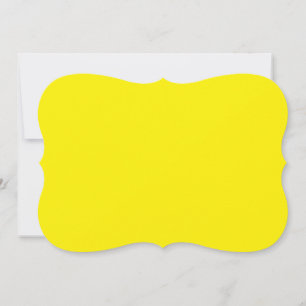 a yellow background with a black border card