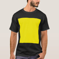 a yellow background with a black border