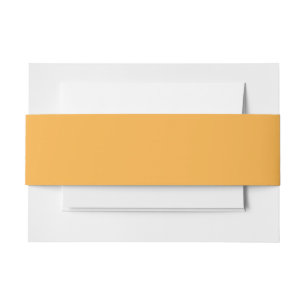 a yellow background with a invitation belly band