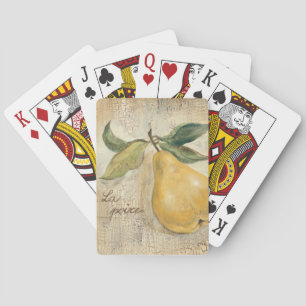 A Yellow Pear Playing Cards