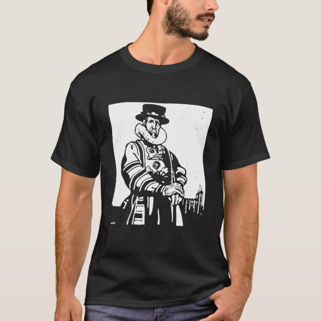 A Yeoman Warder or Beefeater T-Shirt (Front)