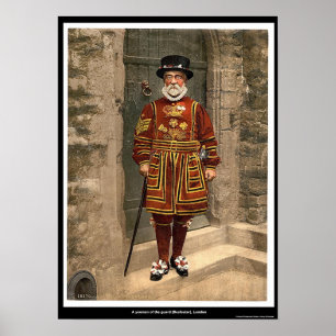 A yoeman of the guard (Beefeater), London, England Poster