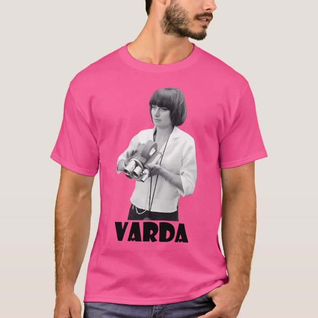 A Young Agnes Varda (With Name) T-Shirt (Front)