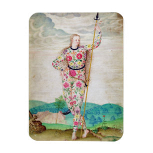 A Young Daughter of the Picts, c.1585 (w/c and gou Magnet