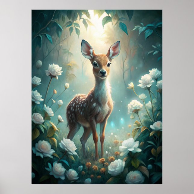 A Young Fawn Poster (Front)