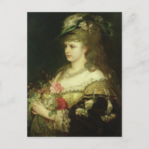 A Young Girl Postcard