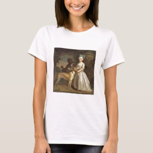 A Young Girl with a Dog and a Page, 1720-30 (oil o T-Shirt