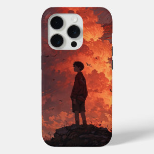 A Young Man at the Horizon – Cinematic Sky of Temp iPhone 15 Pro Case