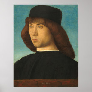 A Young Man - Giovanni Bellini Fine Art Poster
