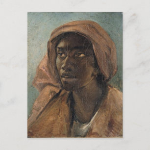 A Young Negro Woman by Gericault Postcard