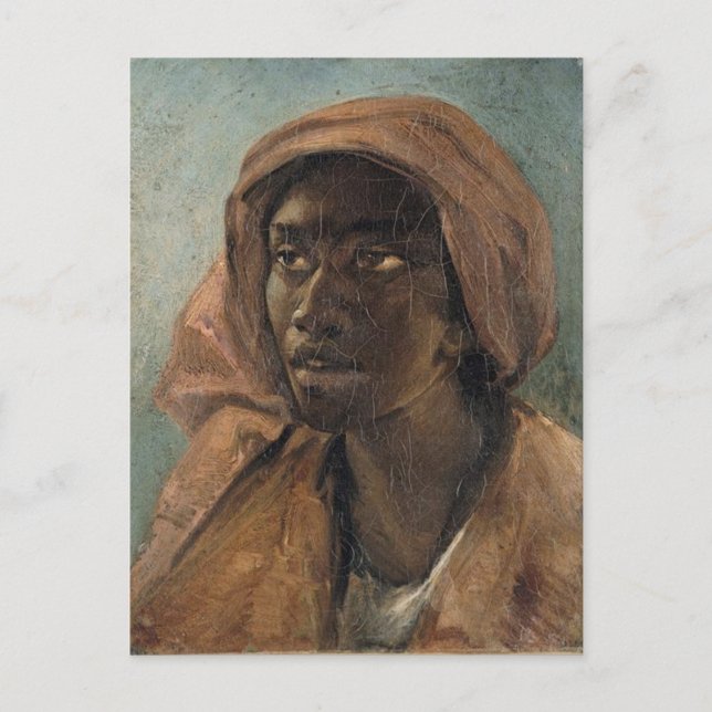 A Young Negro Woman by Gericault Postcard (Front)