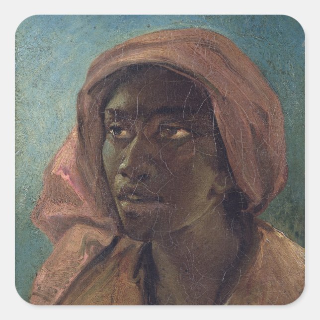 A Young Negro Woman Square Sticker (Front)