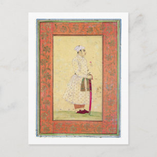 A young nobleman of the Mughal court, from the Lar Postcard