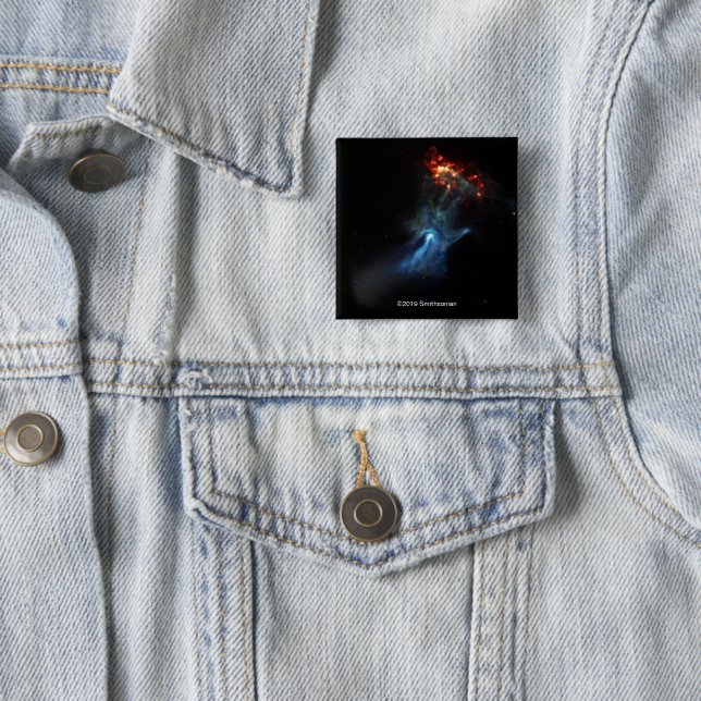 A Young Pulsar Shows Its Hand 15 Cm Square Badge (In Situ)