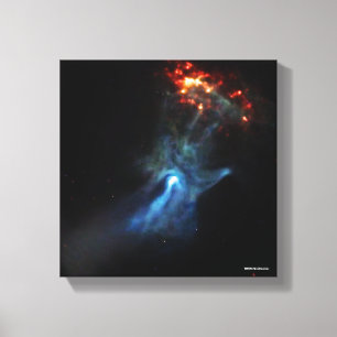 A Young Pulsar Shows Its Hand Canvas Print