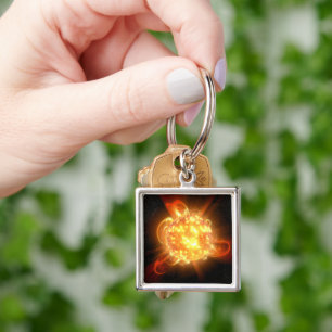 A Young Red Dwarf Key Ring