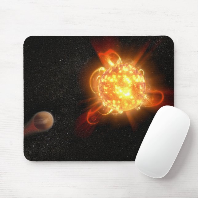 A Young Red Dwarf Mouse Mat (With Mouse)