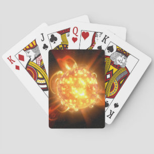 A Young Red Dwarf Playing Cards