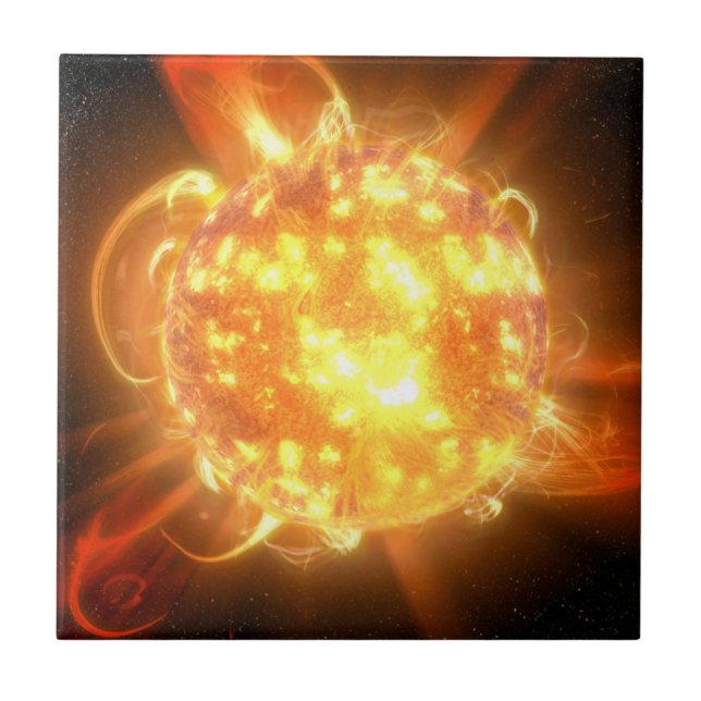 A Young Red Dwarf Tile (Front)