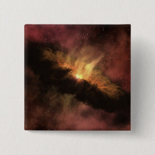 A young star 15 cm square badge