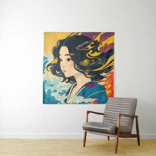 A Young Vietnamese Woman Tapestry
