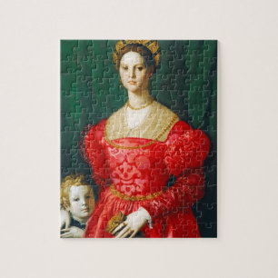 A Young Woman and Her Little Boy, c.1540 Jigsaw Puzzle