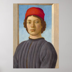 A Youth - Filippino Lippi Fine Art Poster
