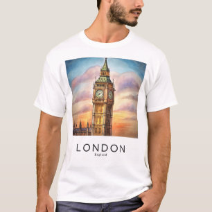 A youth shirt featuring an image of London 