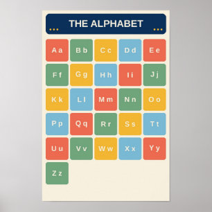 A-Z Alphabet Learning Chart