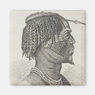 A Zandeh from The History of Mankind Magnet